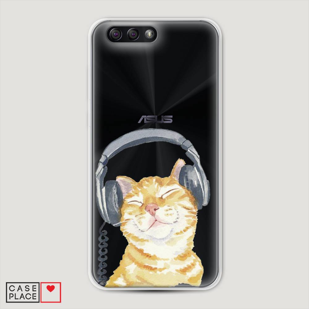 

Чехол Awog "Кот меломан" для Asus Zenfone 4 ZE554KL