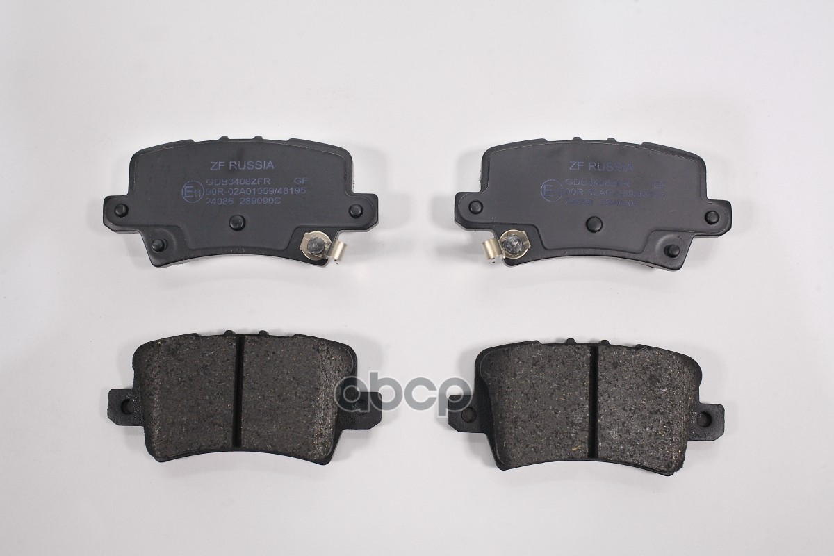 

Колодки Тормозные Дисковые Zf Russia Gdb3408Zfr