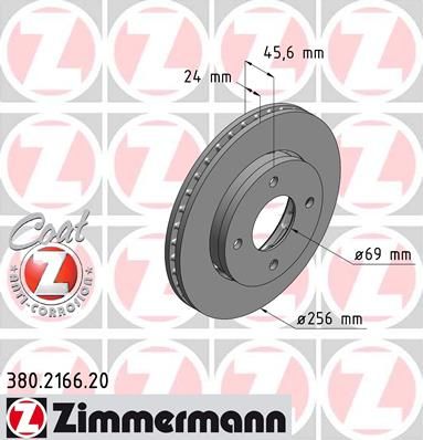 

Диск Тормозной ZIMMERMANN 380216620