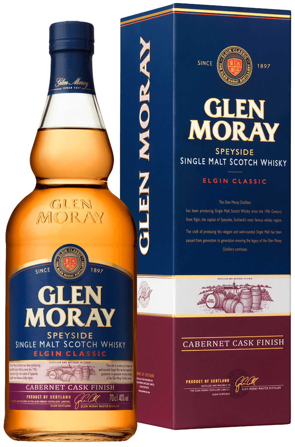 

Виски Glen Moray Elgin Classic Cabernet Cask Finish Speyside Single Malt