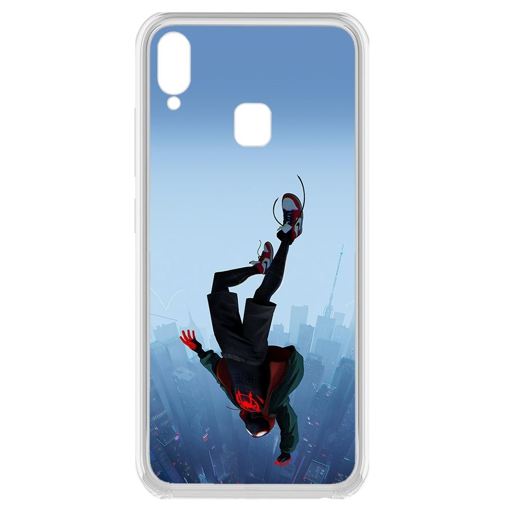 

Чехол-накладка Krutoff Clear Case Человек-Паук, Майлз Моралес для Vivo Y91i, Прозрачный
