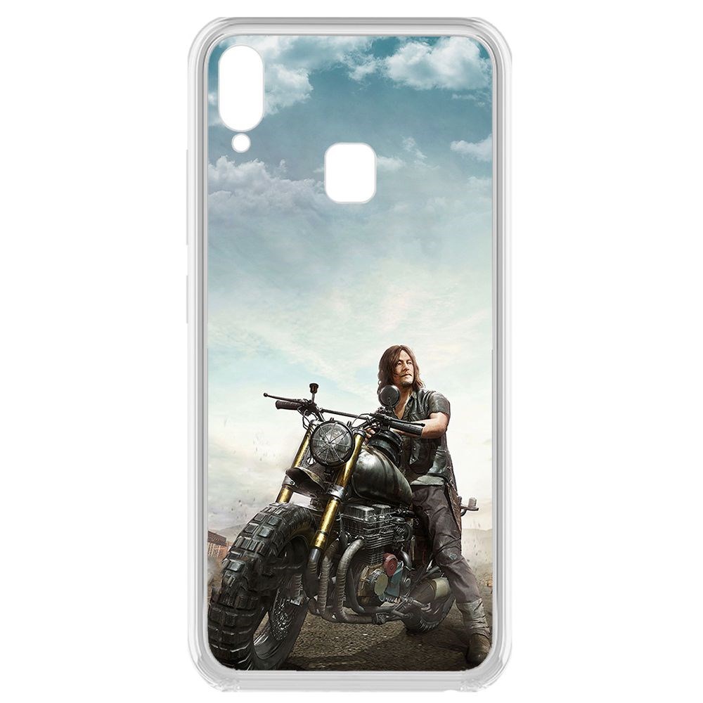 

Чехол-накладка Krutoff Clear Case Ходячие мертвецы, Дэрил для Vivo Y91i, Прозрачный