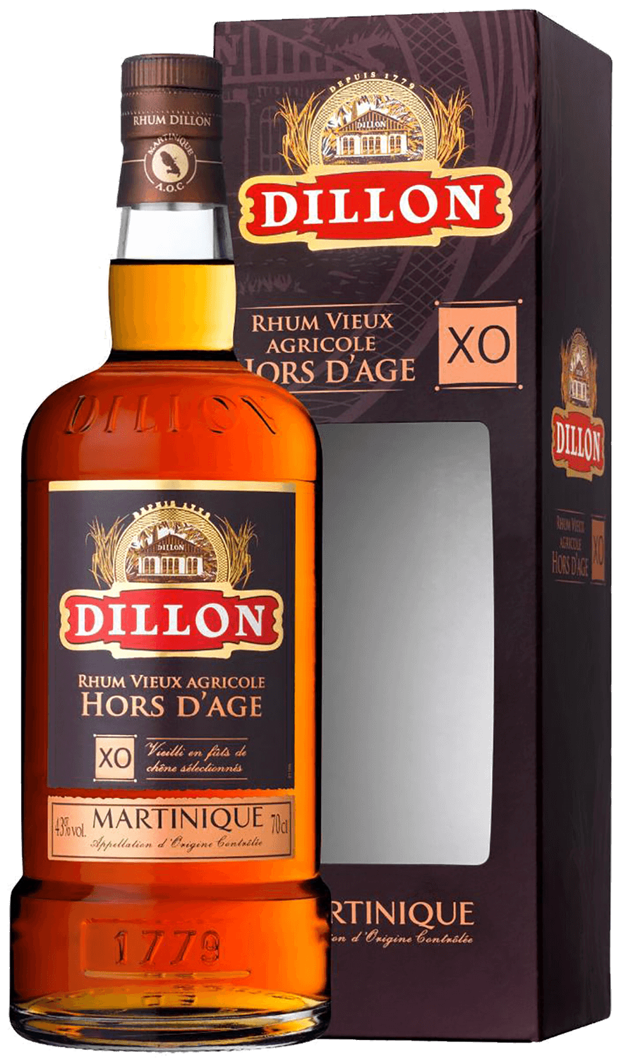 

Ром Dillon Hors d'Age XO Martinique AOC (gift box)
