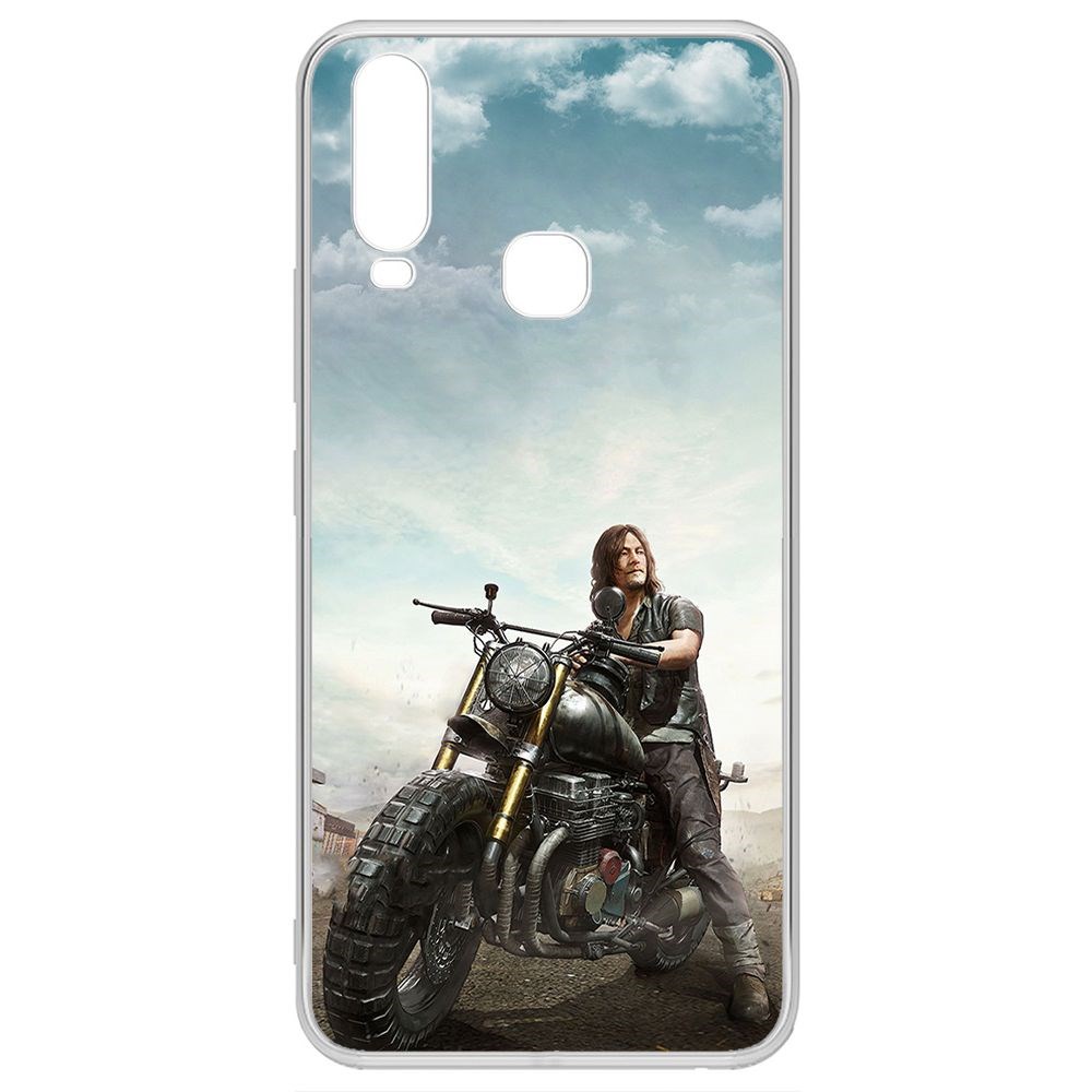 Чехол-накладка Krutoff Clear Case Ходячие мертвецы, Дэрил для Vivo Y17