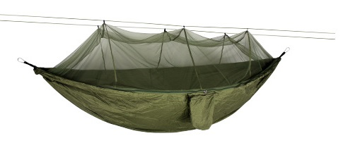 Гамак туристический с москитной сеткой KONOO DC008-H, цвет болотный