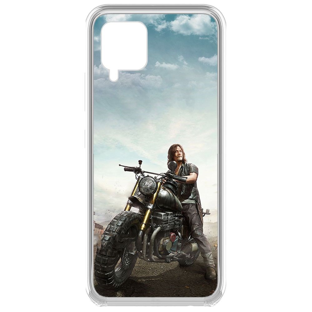 Чехол-накладка Krutoff Clear Case Ходячие мертвецы, Дэрил для Samsung Galaxy A42 5G (A426)