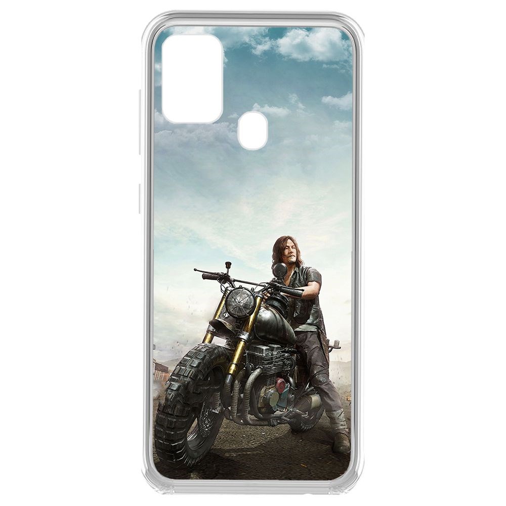 

Чехол-накладка Krutoff Clear Case Ходячие мертвецы, Дэрил для Samsung Galaxy A21s (A217), Прозрачный
