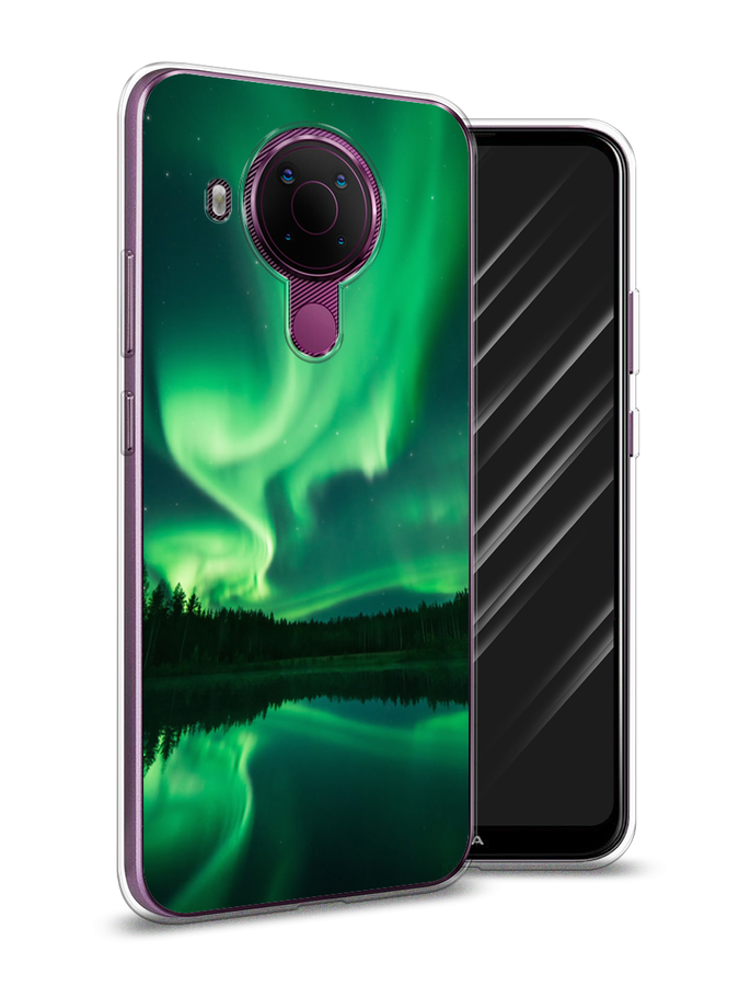 

Чехол Awog на Nokia 5.4 / Нокиа 5.4 "Ночные пейзажи 7", Зеленый;черный, 123650-4