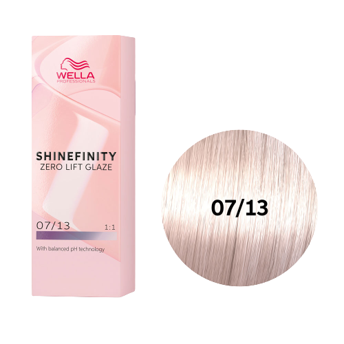 фото Краска для волос wella professionals shinefinity shinefinity color glaze тоффи-крем 07/13