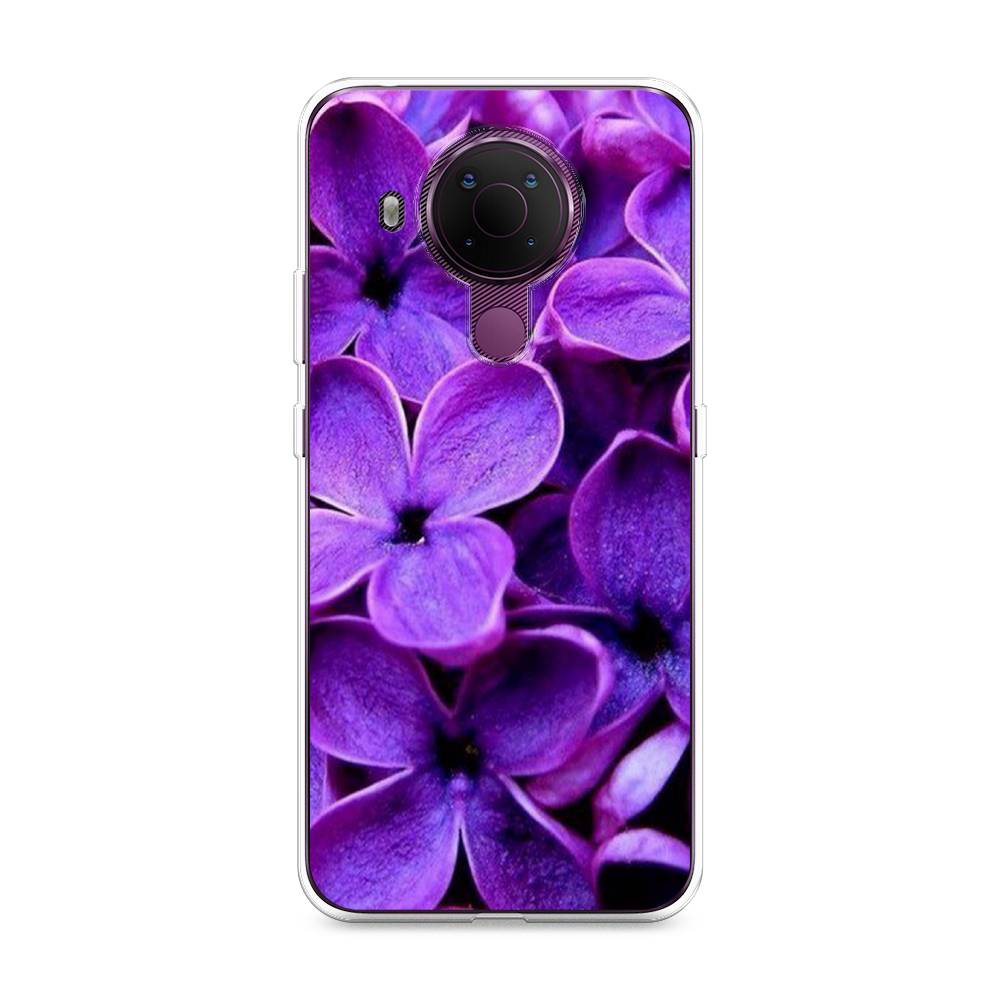 

Чехол Awog на Nokia 5.4 / Нокиа 5.4 "Сирень крупная", 123650-8