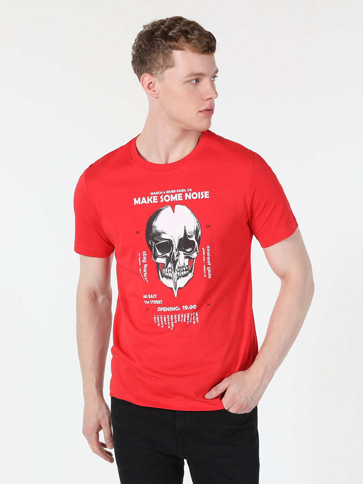 

Футболка мужская Colin's CL1059597_Q1.V1_RED красная 2XL, CL1059597_Q1.V1_RED