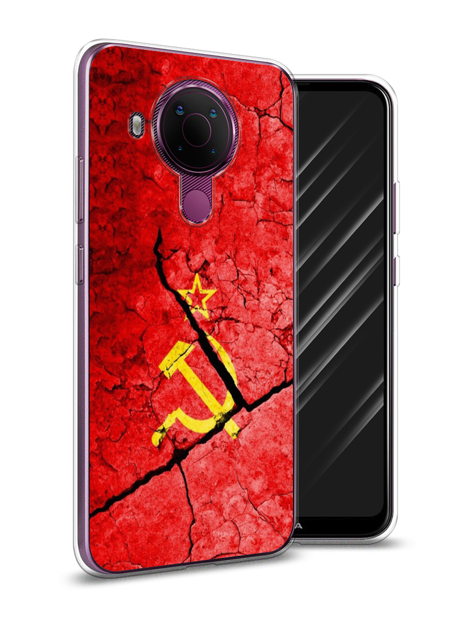 

Чехол Awog на Nokia 5.4 / Нокиа 5.4 "СССР", Красный;черный;желтый, 123650-5
