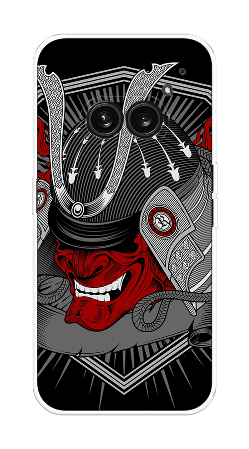 

Чехол на Nothing Phone 2a "Красная маска самурая", Белый;красный;черный, 3300350-1