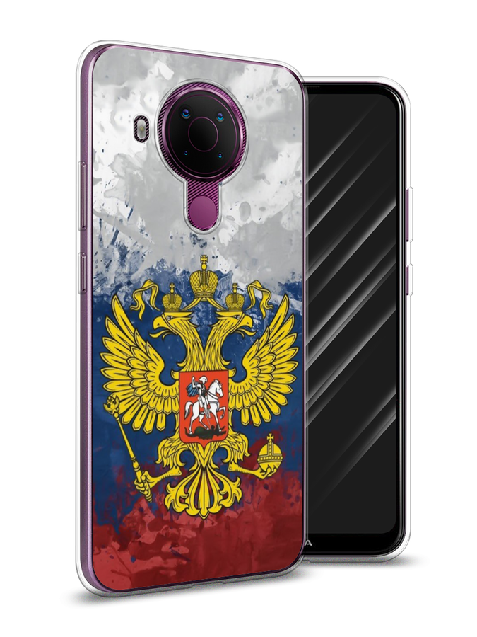 

Чехол Awog на Nokia 5.4 / Нокиа 5.4 "РФ", Белый;синий;красный, 123650-5