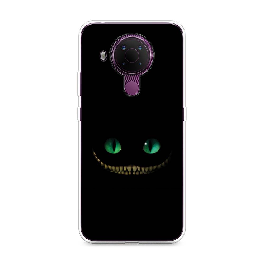 

Чехол Awog на Nokia 5.4 / Нокиа 5.4 "Зеленоглазый чеширский кот", Черный, 123650-10