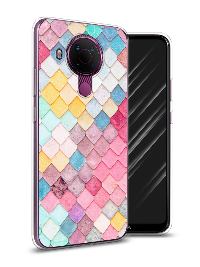 

Чехол Awog на Nokia 5.4 / Нокиа 5.4 "Нежные ромбики", Красный, 123650-4