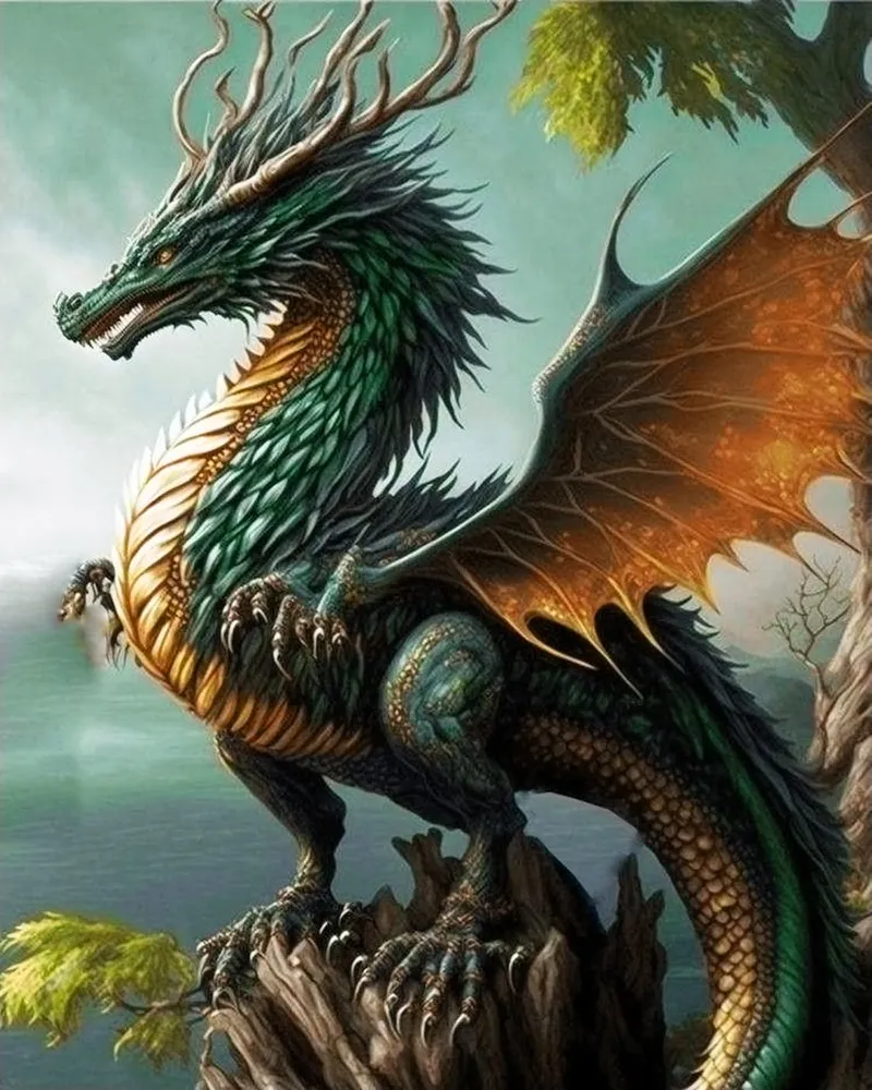 

Алмазная мозаика Гранни Легенда о драконе 40x50