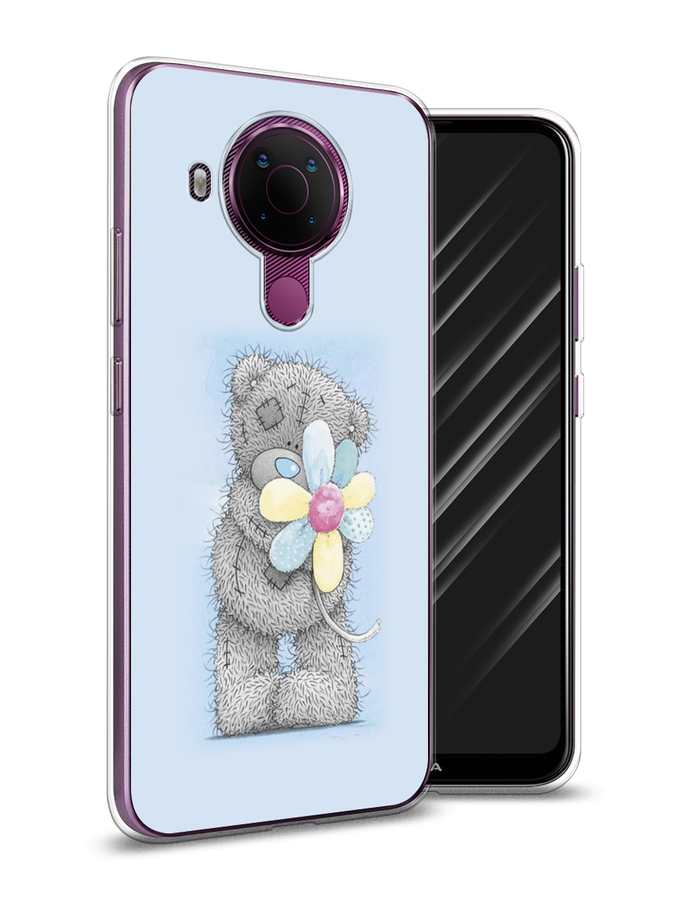 

Чехол Awog на Nokia 5.4 / Нокиа 5.4 "Me to you с ромашкой", Голубой;серый;желтый, 123650-2