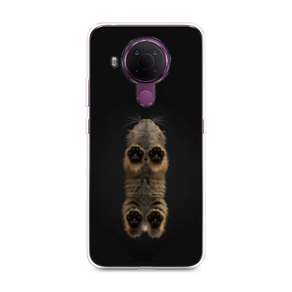 

Чехол Awog на Nokia 5.4 / Нокиа 5.4 "Кошачьи лапки", Черный, 123650-1