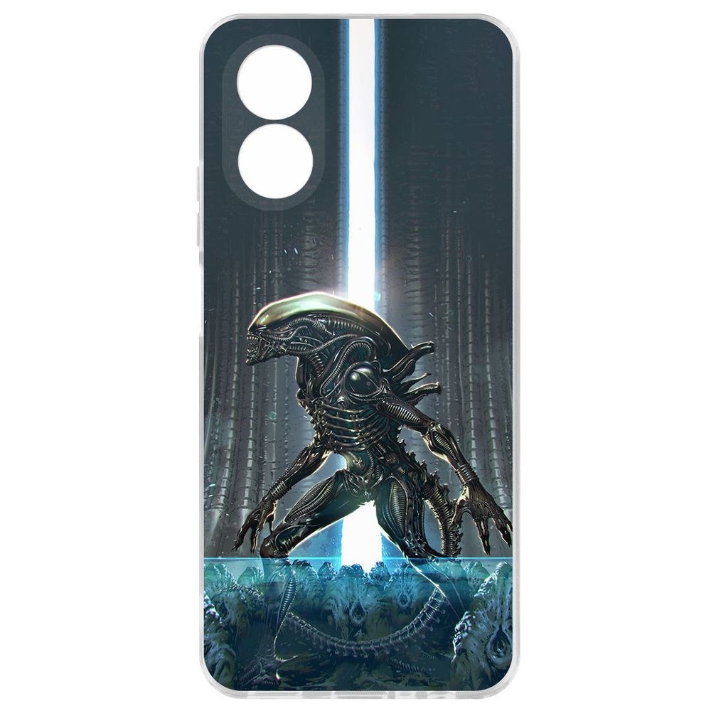 

Чехол-накладка Krutoff Clear Case Чужой. Тревога для Oppo A38 4G, Прозрачный