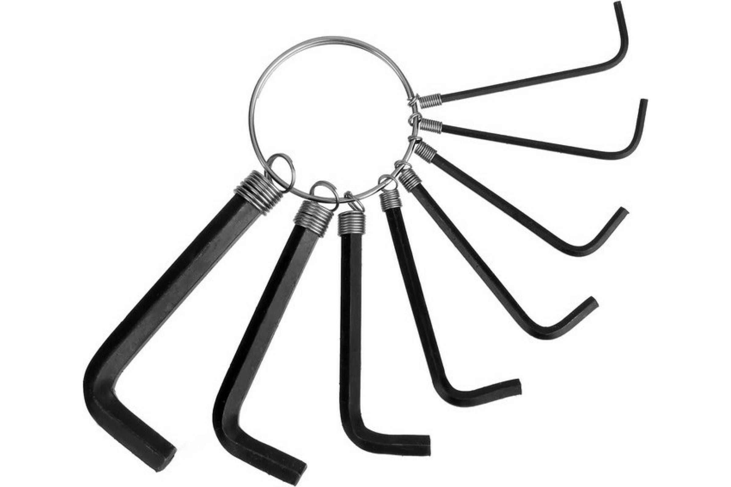 LOM Набор ключей шестигранных на кольце , 1.5 - 6 мм, 8 шт. 2354385