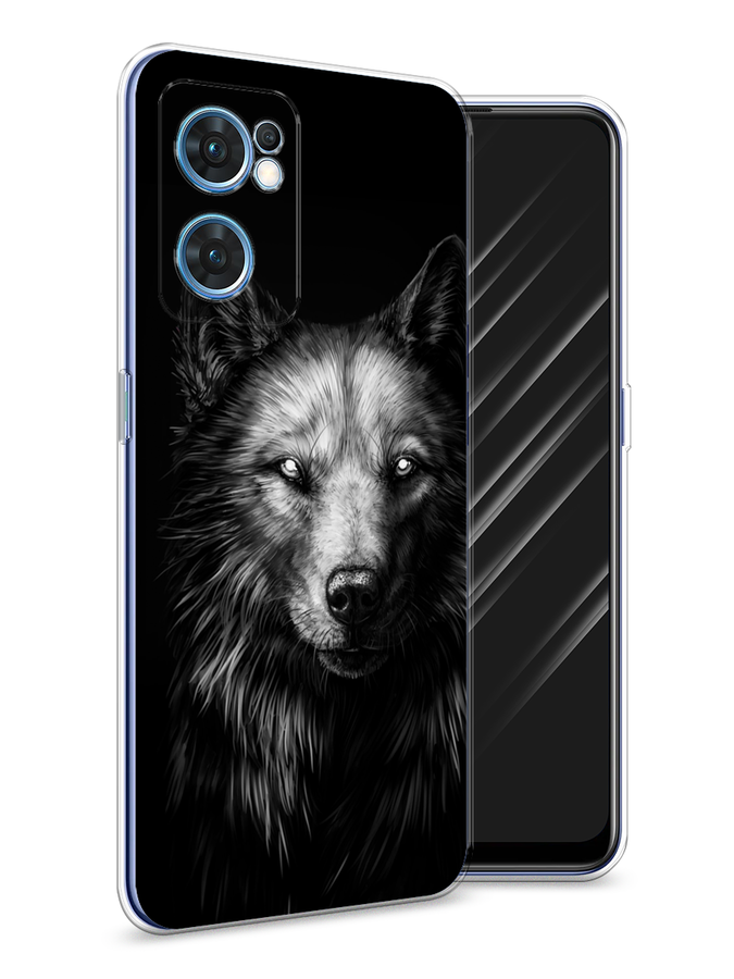 

Чехол Awog на Oppo Find X5 Lite "Волк черно белый", Разноцветный, 259850-1