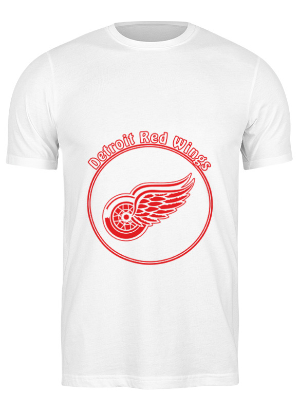 

Футболка мужская Printio Detroit red wings белая L, Белый, Detroit red wings