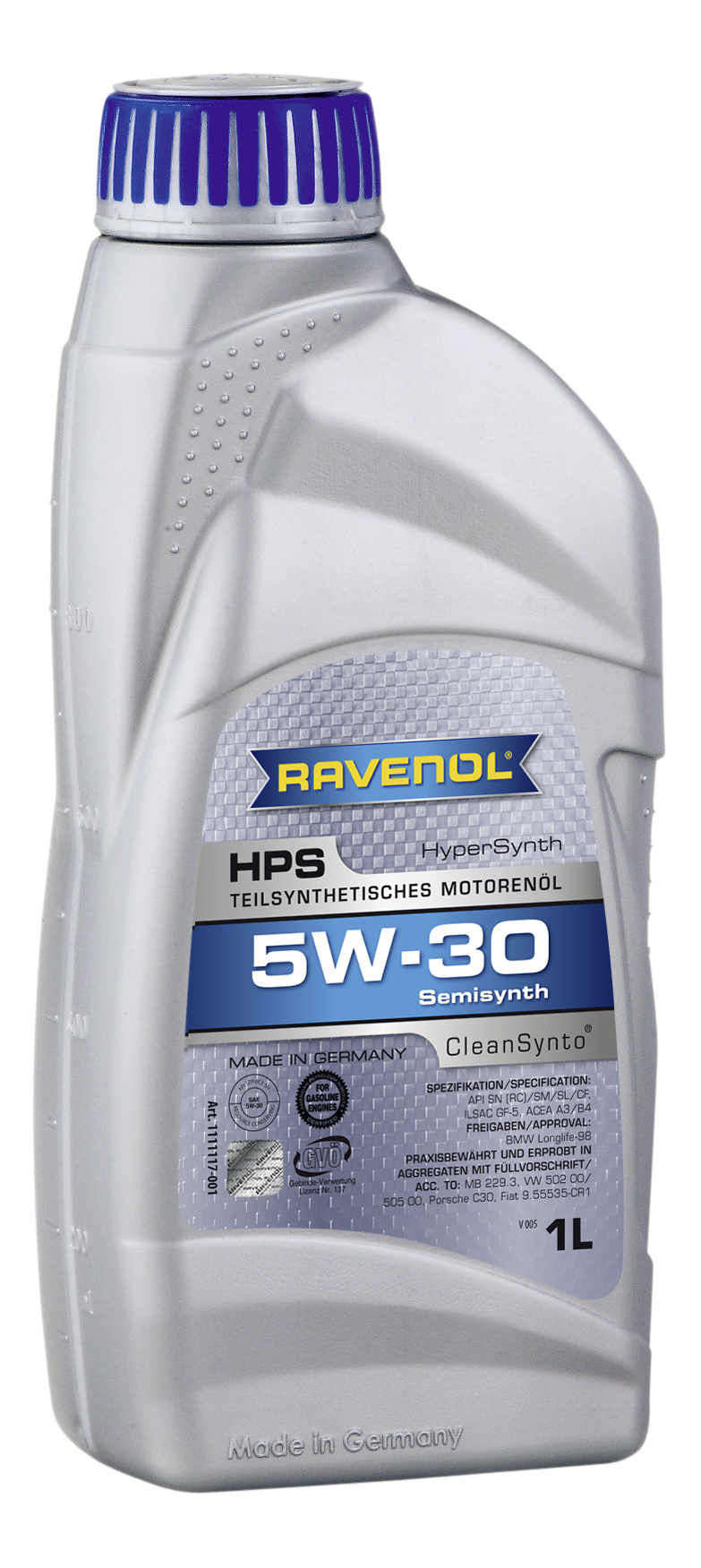 Моторное масло Ravenol HPS 5W30 1л