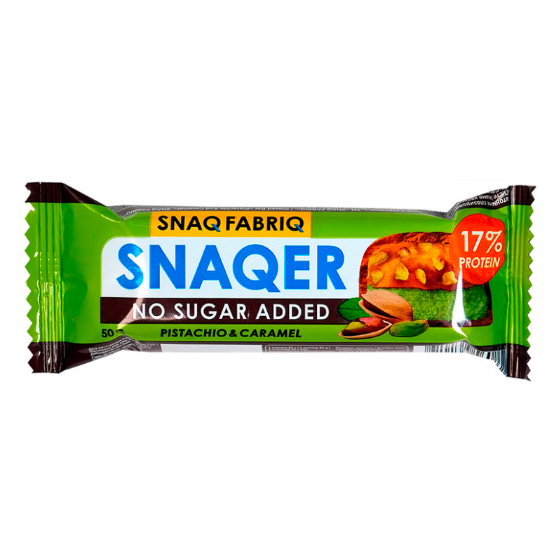 

Спортивный батончик SNAQ FABRIQ SNAQER Pistachio&Caramel 20 шт по 50 г