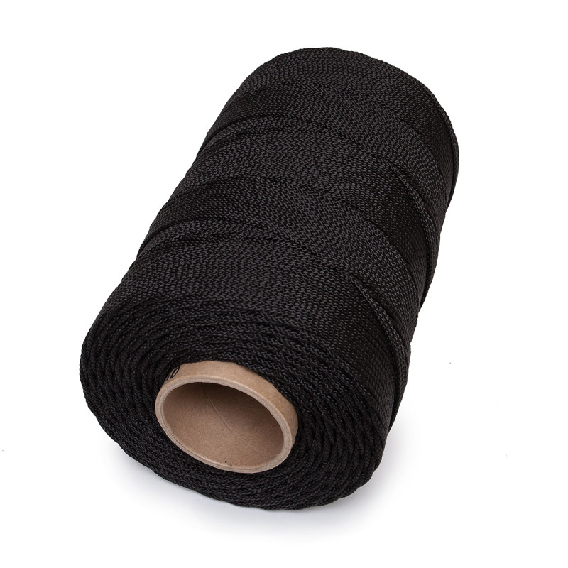 фото Шнур плетеный standart, 4,00 мм, 500 м, черный петроканат