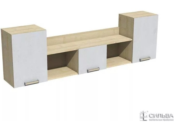 

Полка НМ 011.39-02 «Фанк» Дуб сонома/белый скандинавский