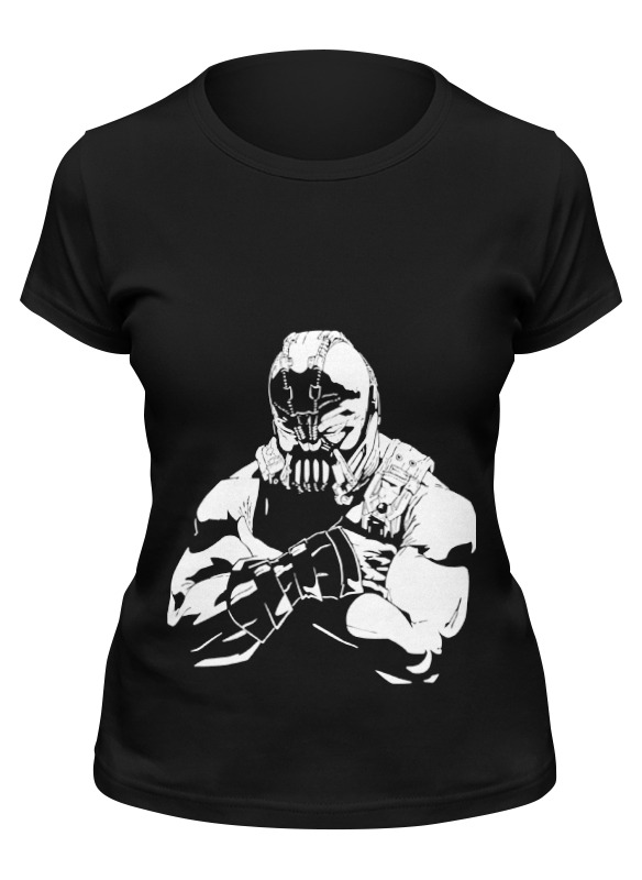 

Футболка женская Printio Bane - dark knight черная S, Черный, Bane - dark knight
