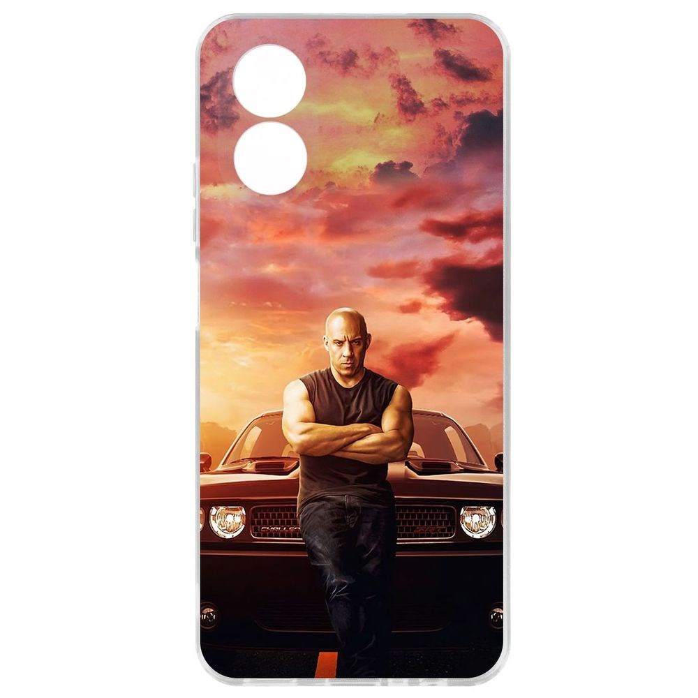 

Чехол-накладка Krutoff Clear Case Форсаж. Доминик Торетто для Oppo A38 4G, Прозрачный