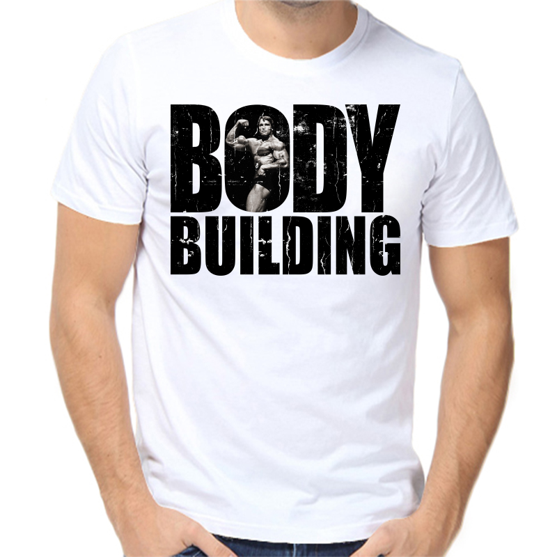 

Футболка мужская белая 70 р-р body building, Белый, fm_body_building