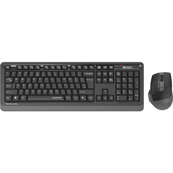 Комплект клавиатура и мышь A4Tech Fstyler FGS1035Q Black/Grey