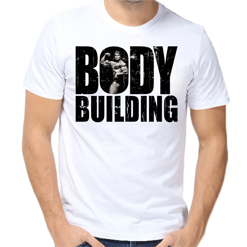 

Футболка мужская белая 66 р-р body building, Белый, fm_body_building