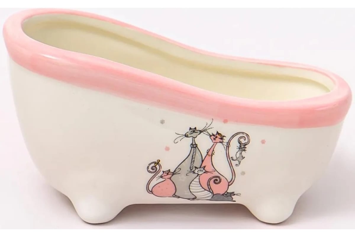 Подставка для губки Кошки Elrington 12,5x6,2x6,7 см 110-07106