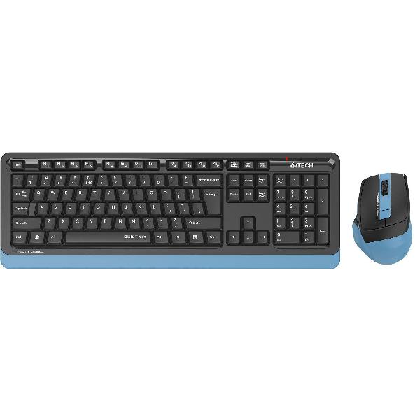 Комплект клавиатура и мышь A4Tech Fstyler FGS1035Q Black/Blue