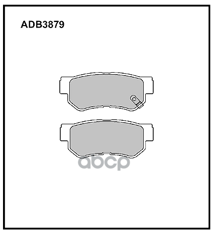 

Колодки дисковые задние \ Hyundai Sonata 99-00 ADB 3879