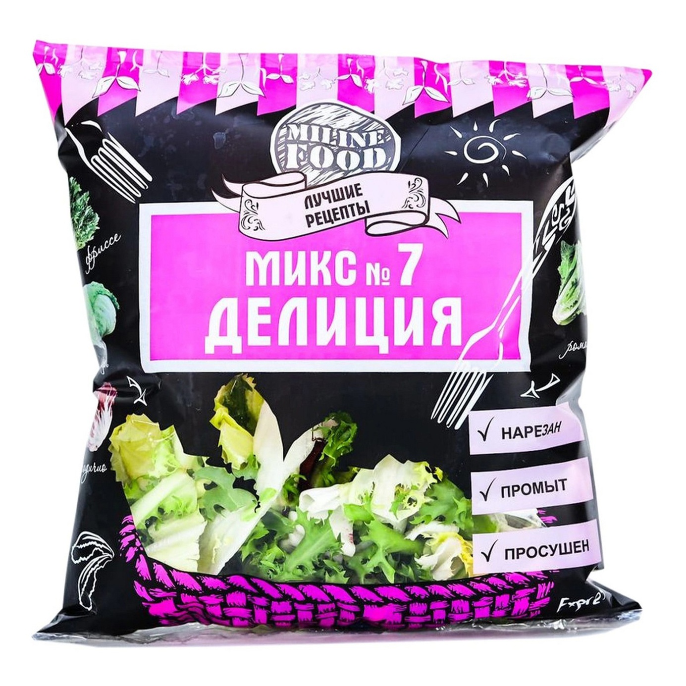 

Салатная смесь Miline Food Делиция 120 г