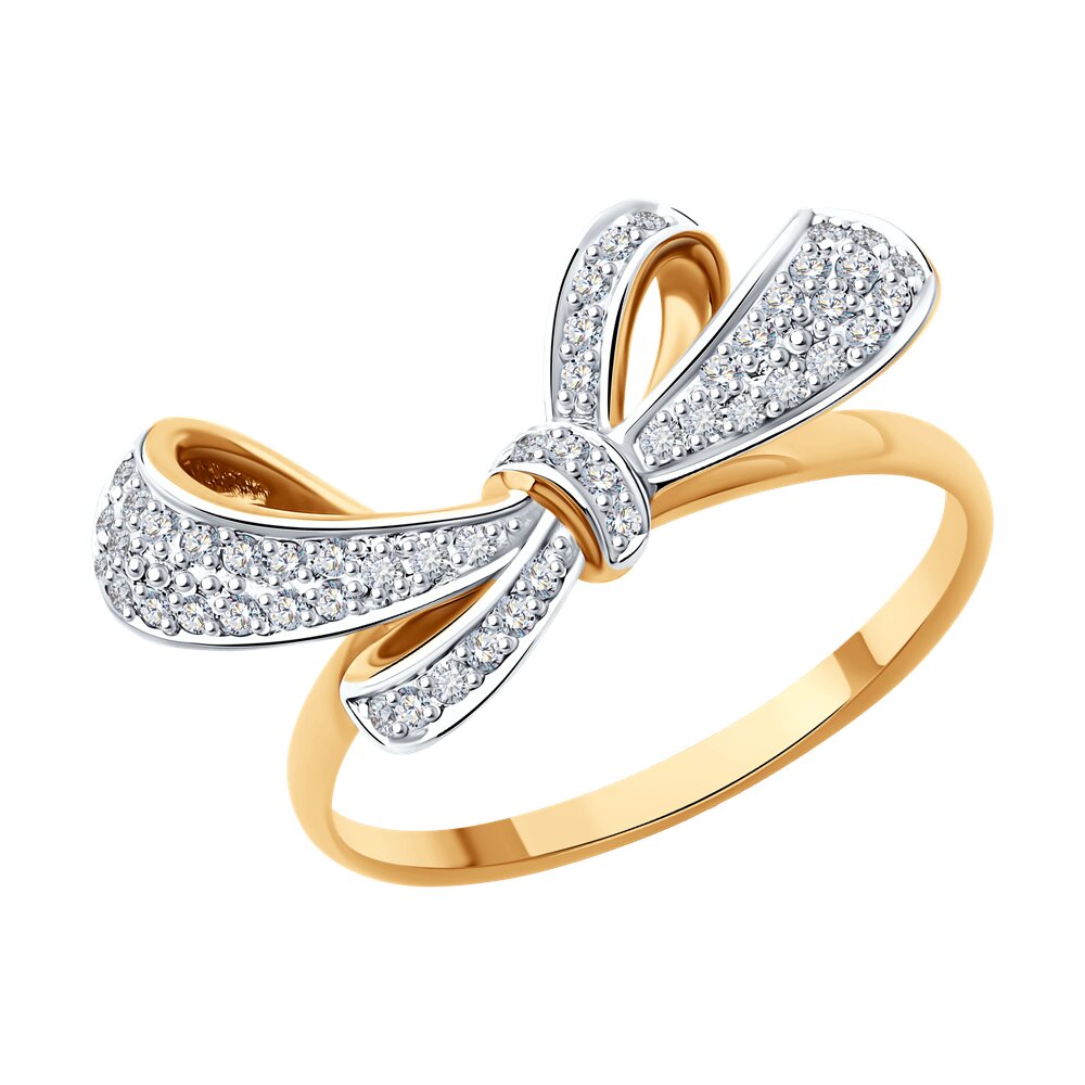 

Кольцо из красного золота р. 18 Diamant 51-210-02332-1, бриллиант, 51-210-02332-1