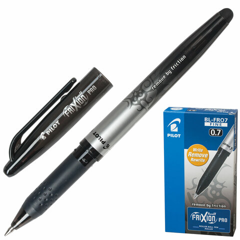 

Ручка стираемая гелевая PILOT Frixion Pro, ЧЕРНАЯ, 0,35 мм, BL-FRO-7 - 6 шт