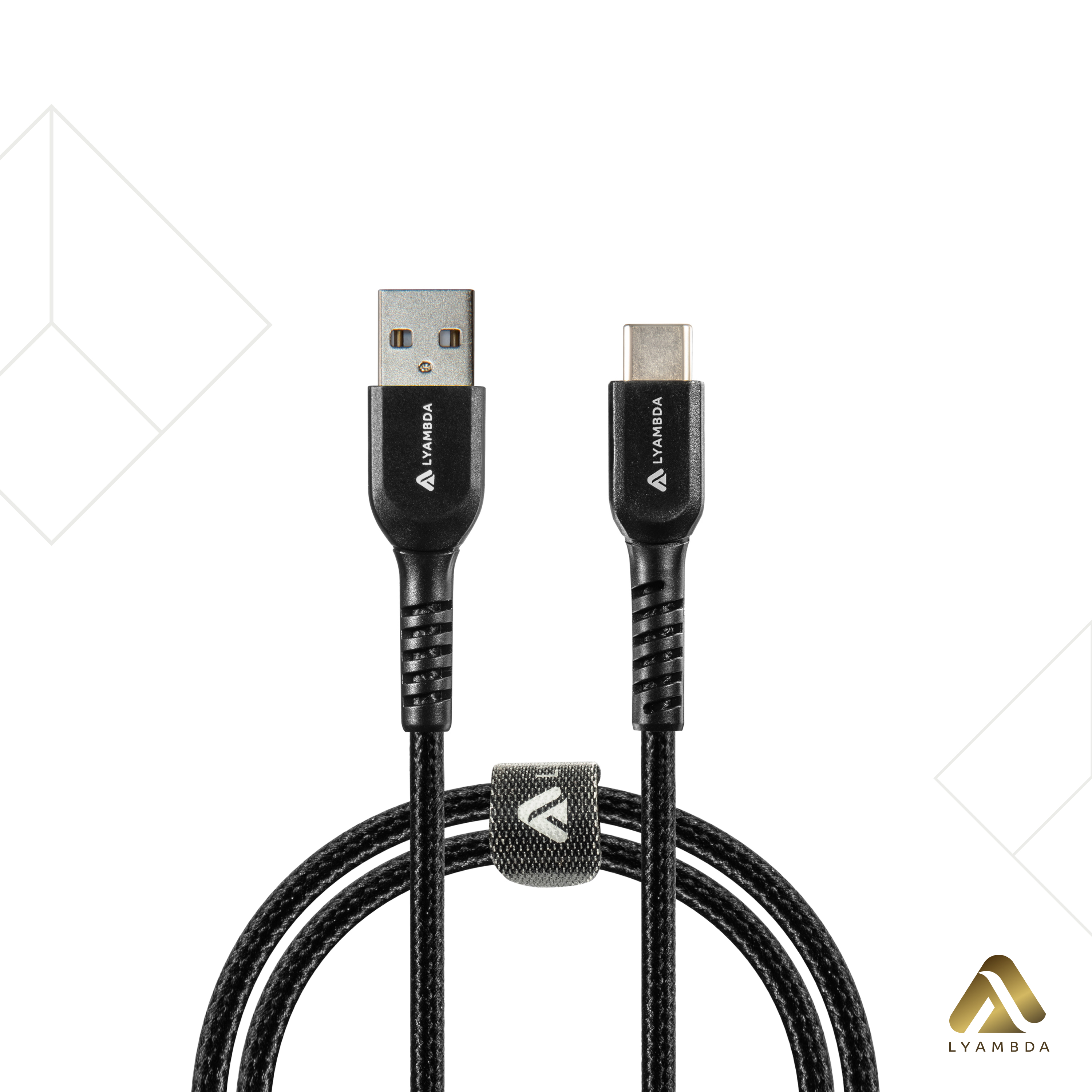 USB-кабель Lyambda Type-CType-A 05м чёрный LCA05-BK 499₽