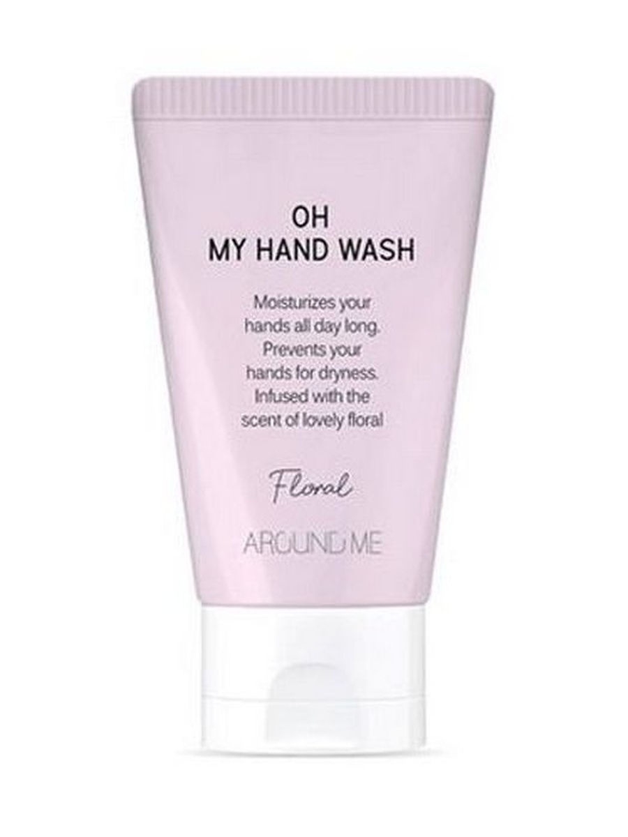 фото Гель очищающий welcos around me oh my hand wash clean floral 50мл