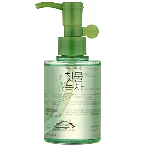 фото Масло для лица очищающее welcos kwailnara green tea deep cleansing oil