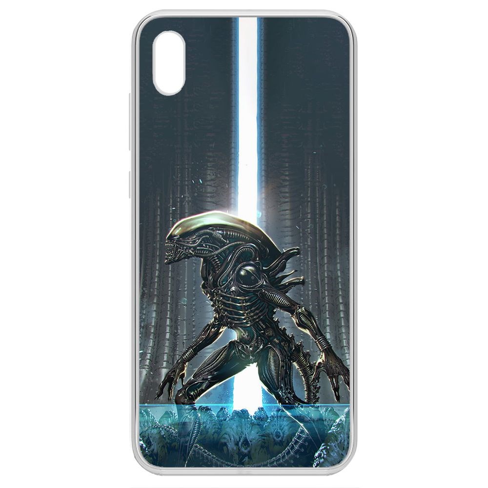 Чехол-накладка Krutoff Clear Case Чужой, Тревога для Huawei Y5 (2019)