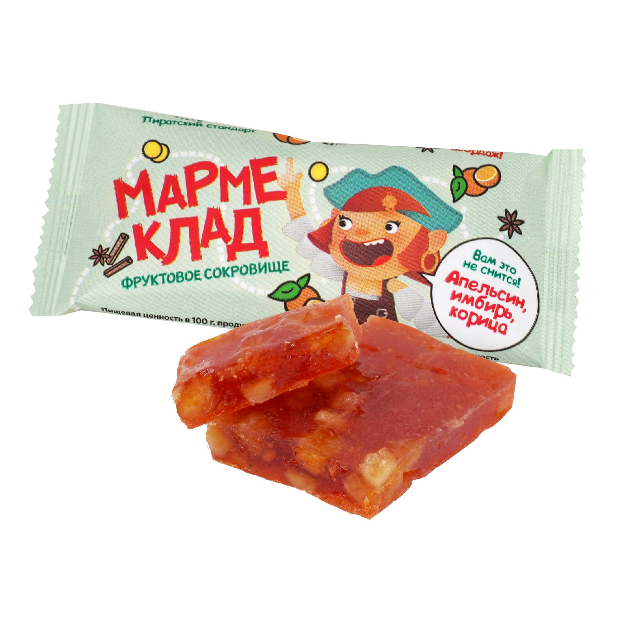 

Рахат-лукум Конфетный Двор Мармеклад цукаты апельсина-имбиря-корицы