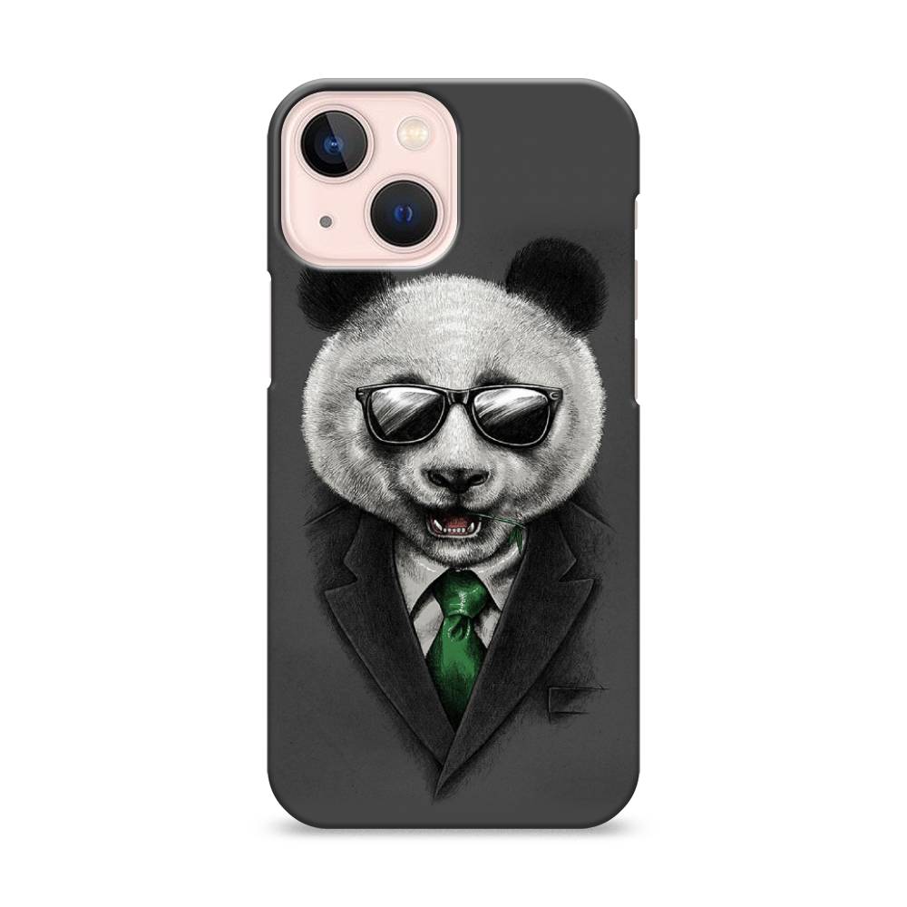 

Пластиковый чехол "Деловая панда" на Apple iPhone 13 mini, 14120-7