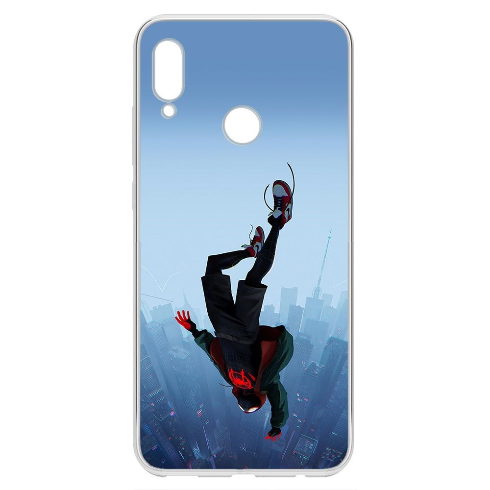 

Чехол-накладка Krutoff Clear Case Человек-Паук, Майлз Моралес для Honor 10 Lite, Прозрачный