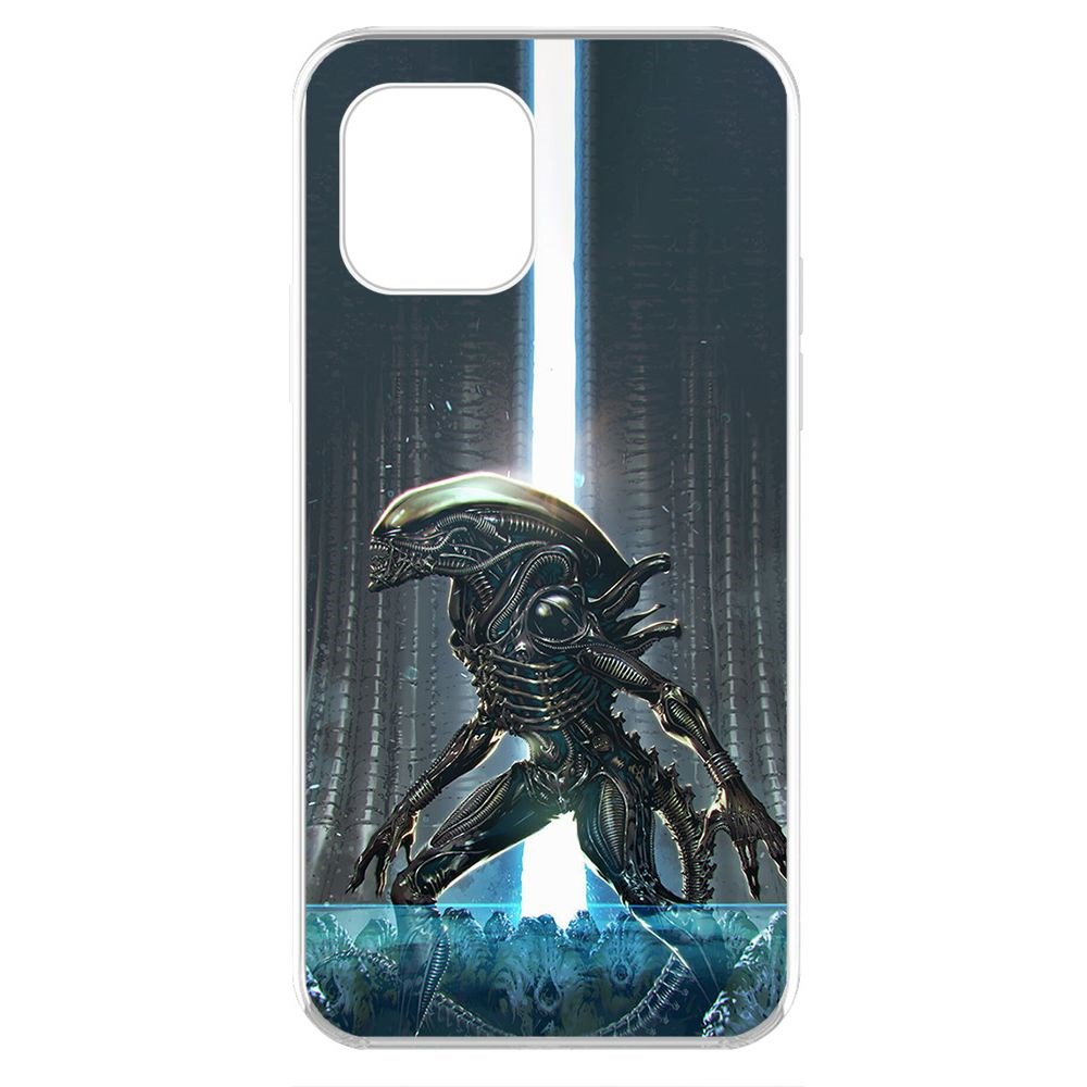 

Чехол-накладка Krutoff Clear Case Чужой, Тревога для iPhone 11 Pro, Прозрачный